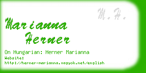 marianna herner business card